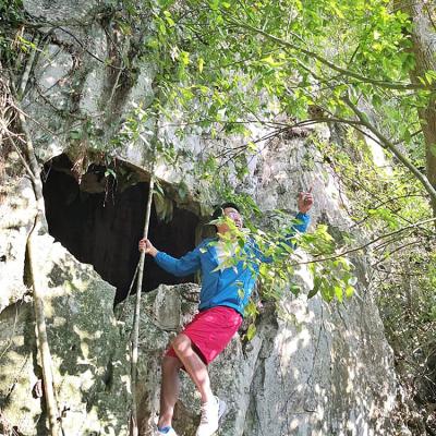Tarzan in the making.