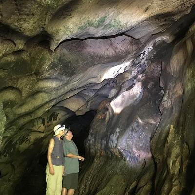 These daunting caves are rather impressive.