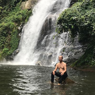 Soaking up the natural wonders at Lata Kekabu.