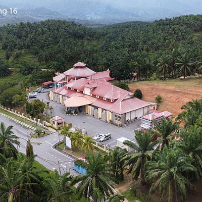 An aerial view of the Lenggong Archaeological Museum.