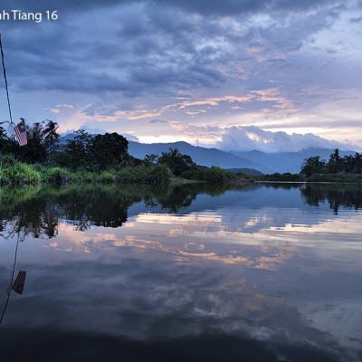 Catch a scenic view at dusk along a river cruise.
