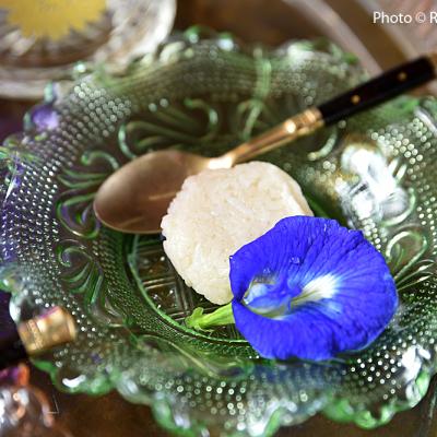 Tapai (fermented glutinous rice) – a local favourite served alongside the welcome drink.