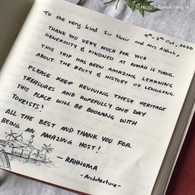 Words From The Guest Book