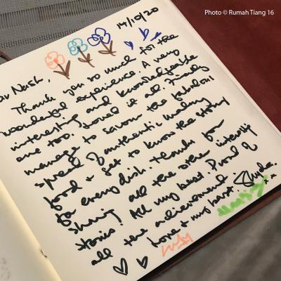 Words From The Guest Book