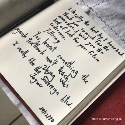 Words From The Guest Book