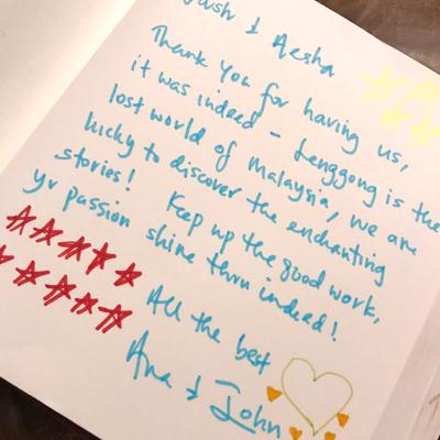 Words From The Guest Book